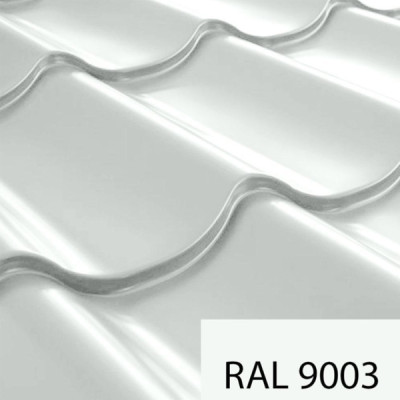Металочерепиця (Ral 9003 PEMA)