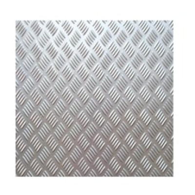 Лист рифлений нержавіючий 304 1,0 (1,0х2,0) BA+PVC
